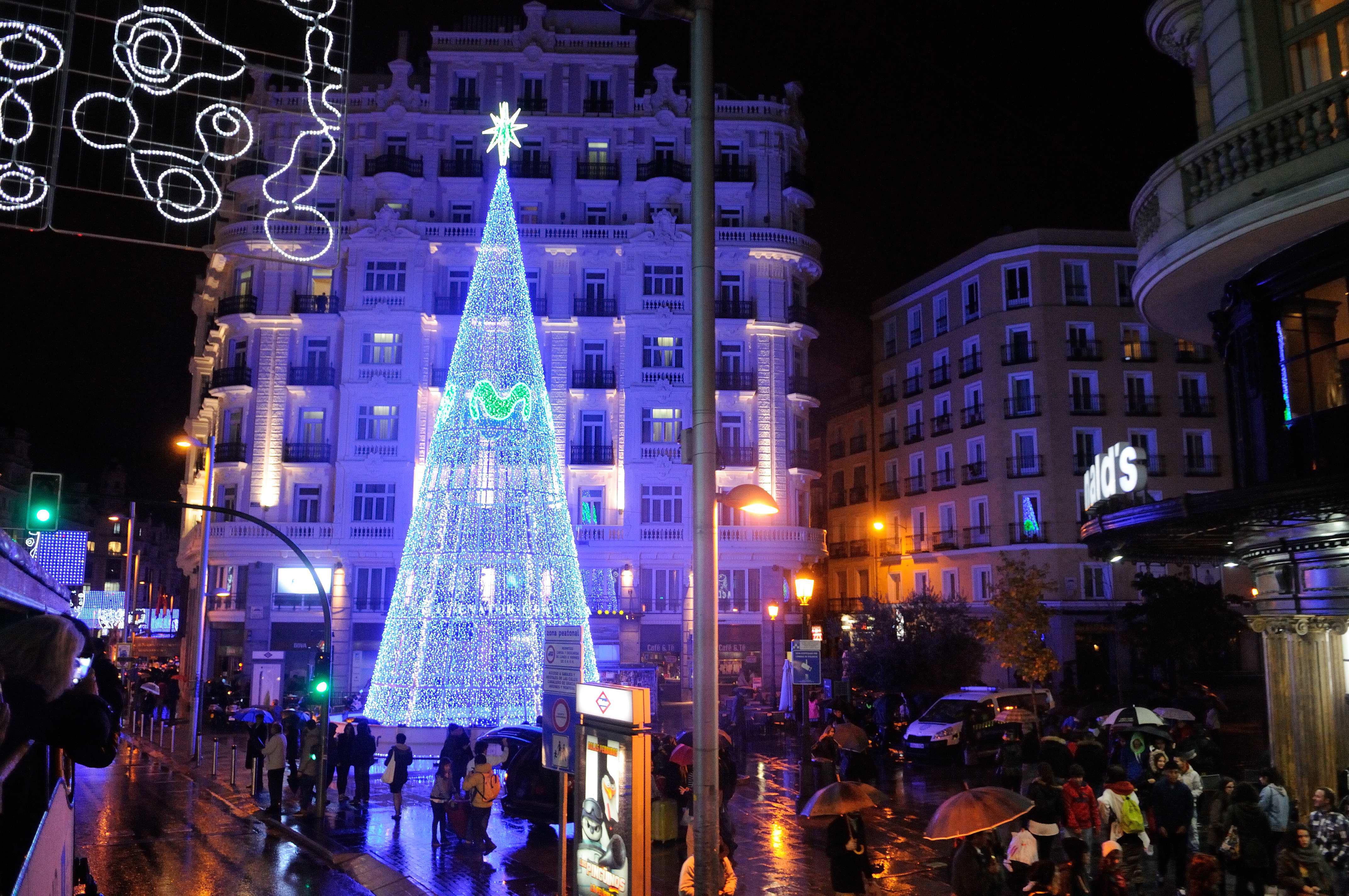 Se encienden las luces de Navidad Ayuntamiento de Madrid